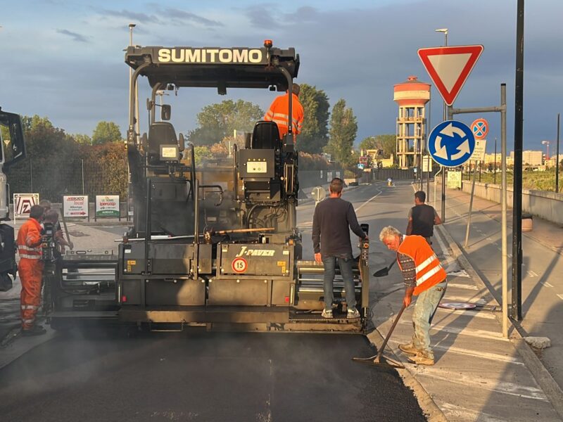 Asphaltage Viale della Foce Albenga