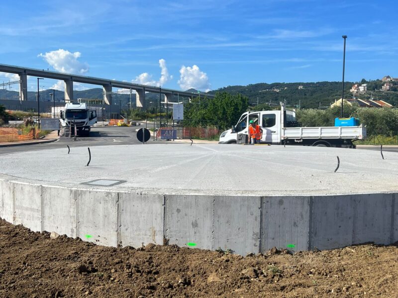 Construction du rond-point sportif d'Andora (1)