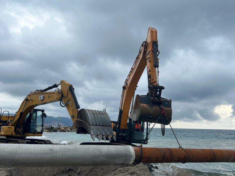 Conduite d'évacuation de la mer Loano Bagni Ondina (6)